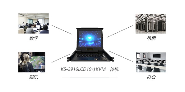 LCD KVM一体机采购-胜为科技