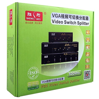 VGA 二进四出可切换分配器