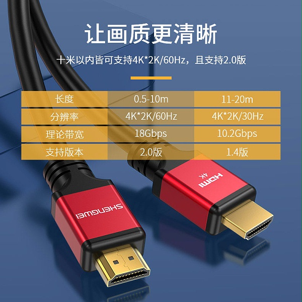 胜为4K HDMI高清线WHC4100G___10